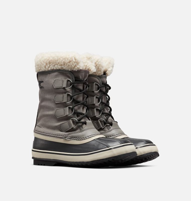 Womens Snow Boots Grey/Black - Sorel Winter Carnival™ Low - 032-YOFXNW